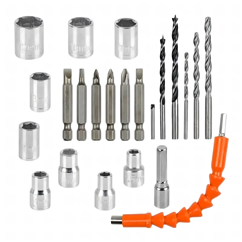 Perceuse-visseuse sans fil, coffret, 2 batteries Aku 18 V 2 Ah avec LED et accessoires