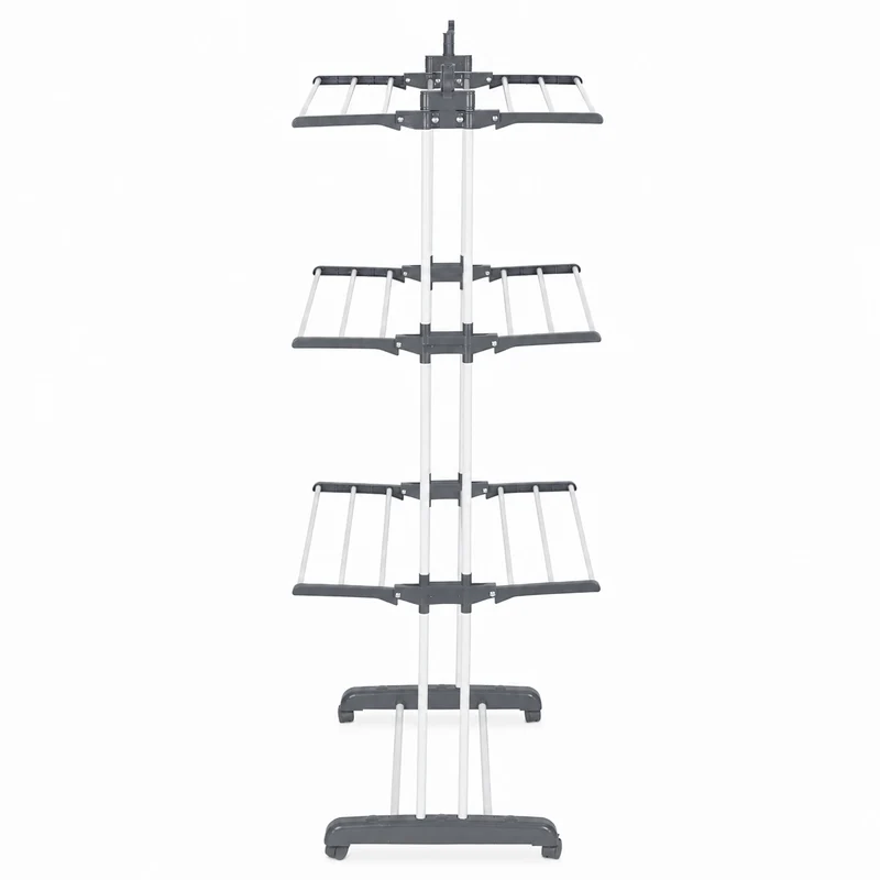 Etendoir Séchoir à linge pliable XXL 4 Niveaux supporte jusqu'à 50 kg 170 cm