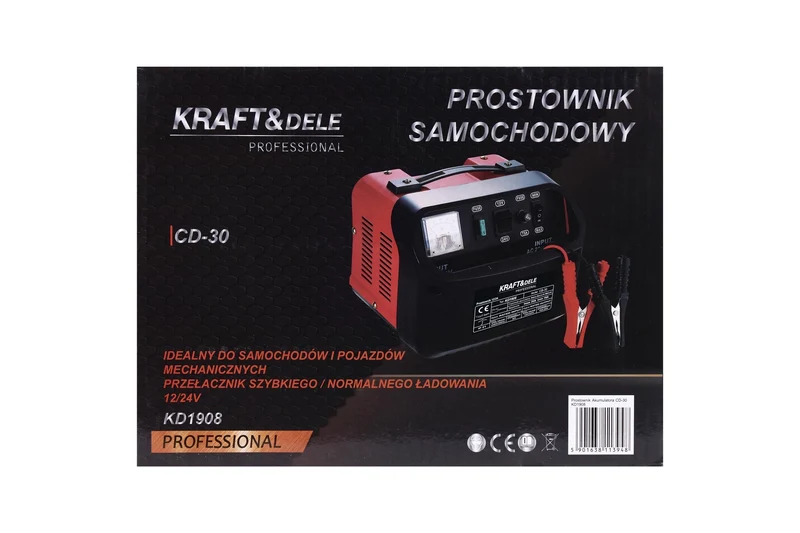 Chargeur de batterie voiture 12/24V 30A
