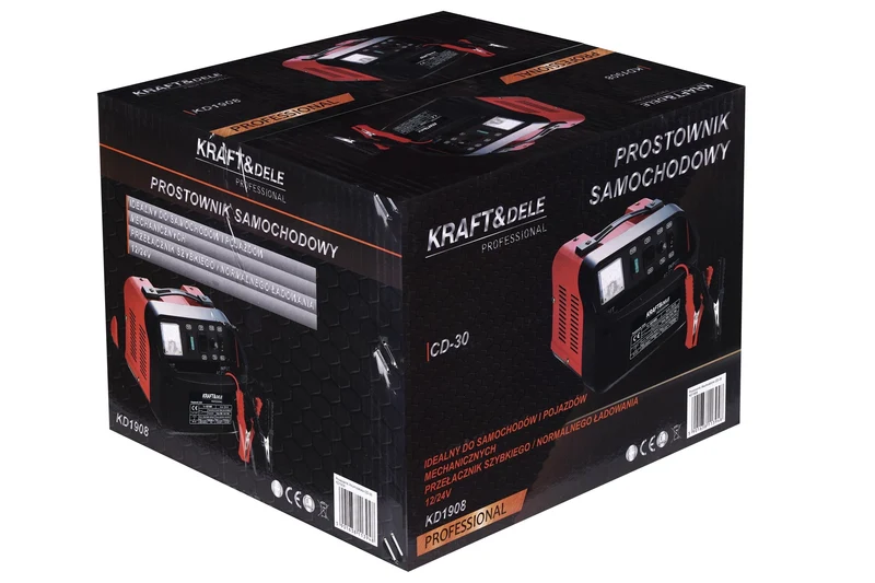 Chargeur de batterie voiture 12/24V 30A