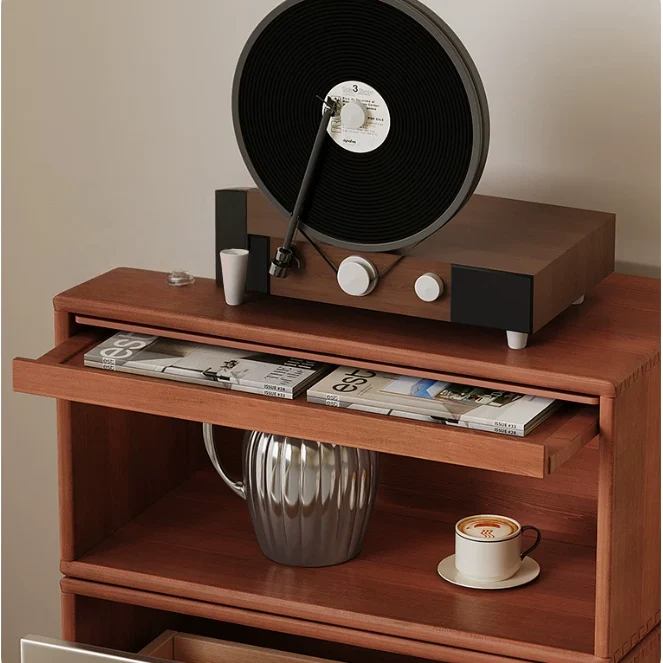 Console multimédia modulaire Japandi