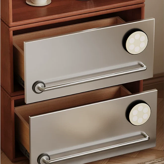 Console multimédia modulaire Japandi