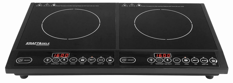 Double Plaque de cuisson électrique à induction 2000W