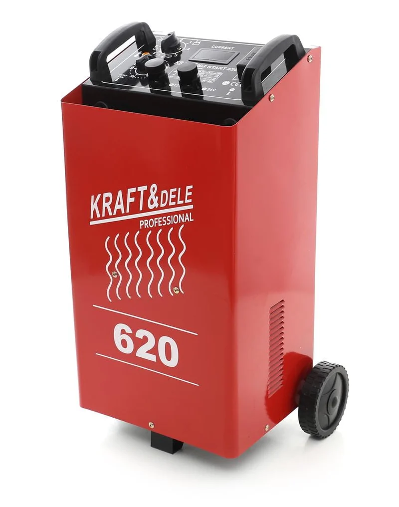 Chargeur batterie de voiture Redresseur avec démarrage LCD 250A 12/24 V