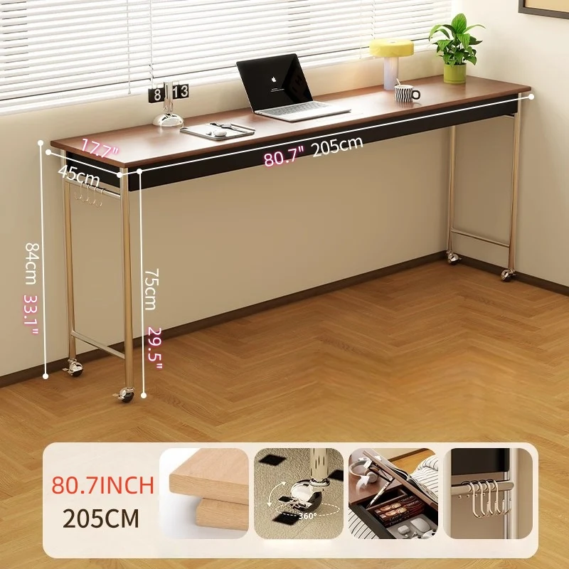 Table de lit avec plateau inclinable et roulettes universelles