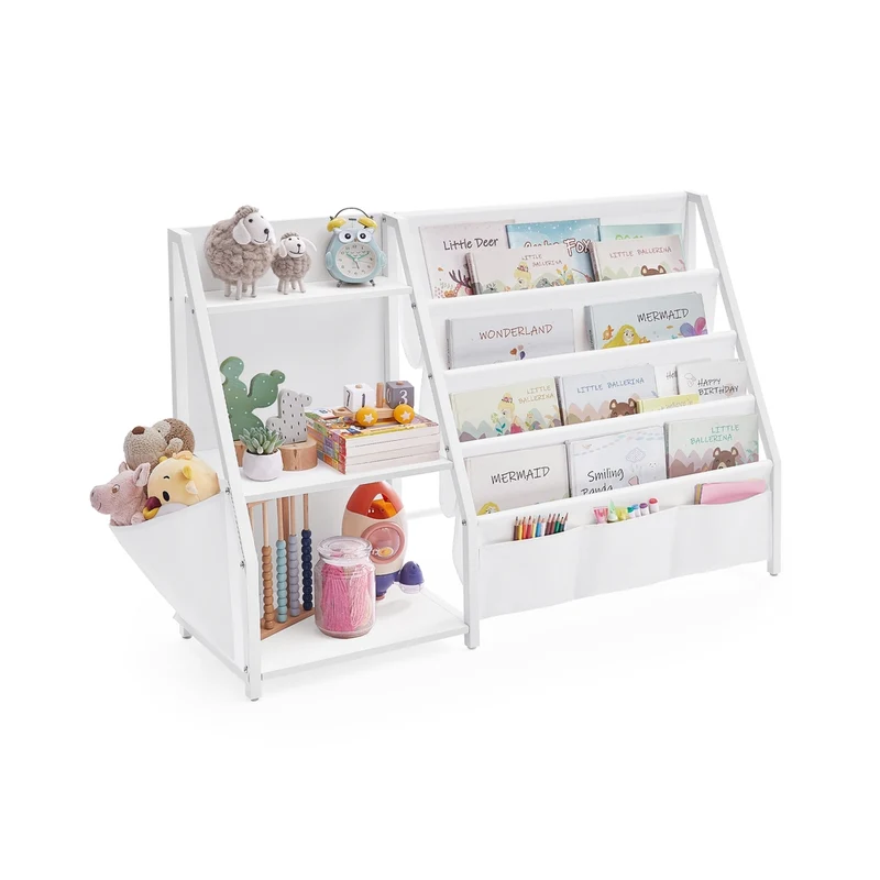 Bibliothèque pour enfants avec rangement pour jouets et livres