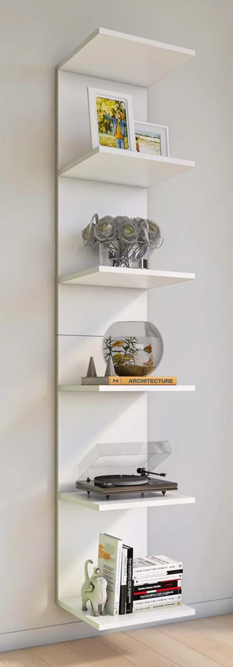 Étagère mural bibliothèque 180 x 35 x 30 cm
