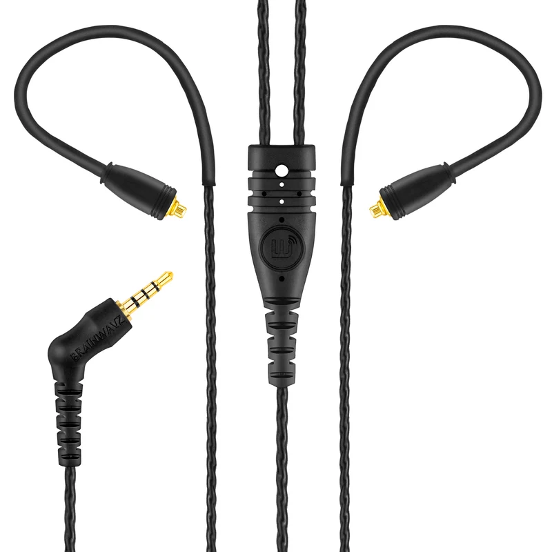 Câble symétrique avec connecteur MMCX (jack 2.5 mm)