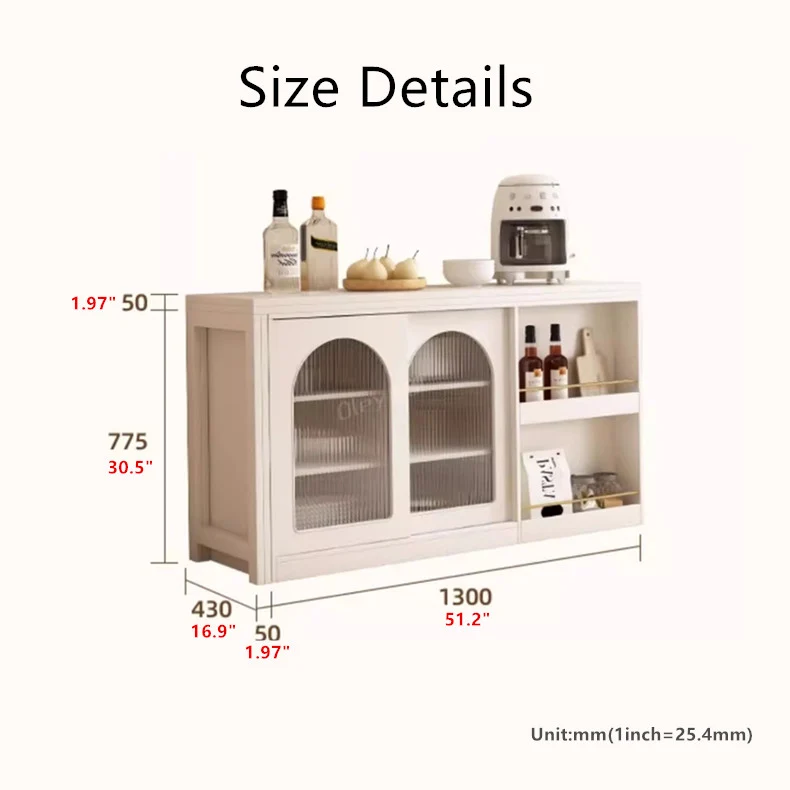 Table de salle à manger multifonction pliante et extensible avec armoire de rangement cachée