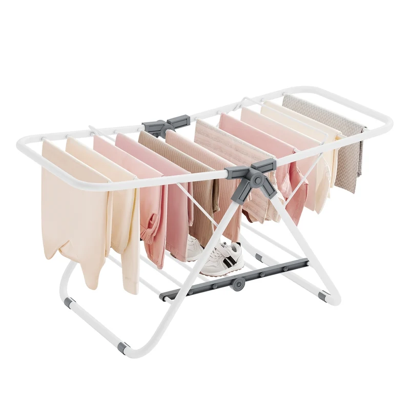 Petit étendoir à linge 44 x 101 x 54 cm en métal