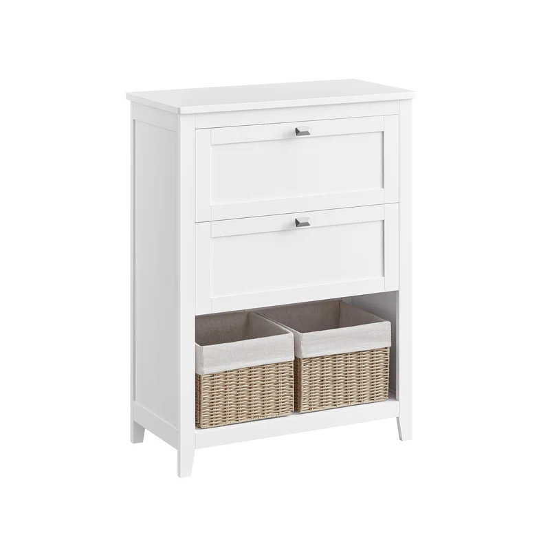 Meuble de salle de bain réglable blanc nuage