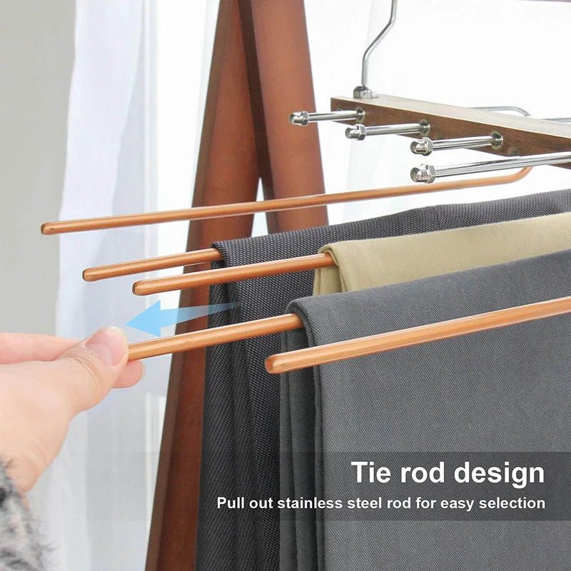 Cintres magiques pour pantalons peu encombrants dans votre placard