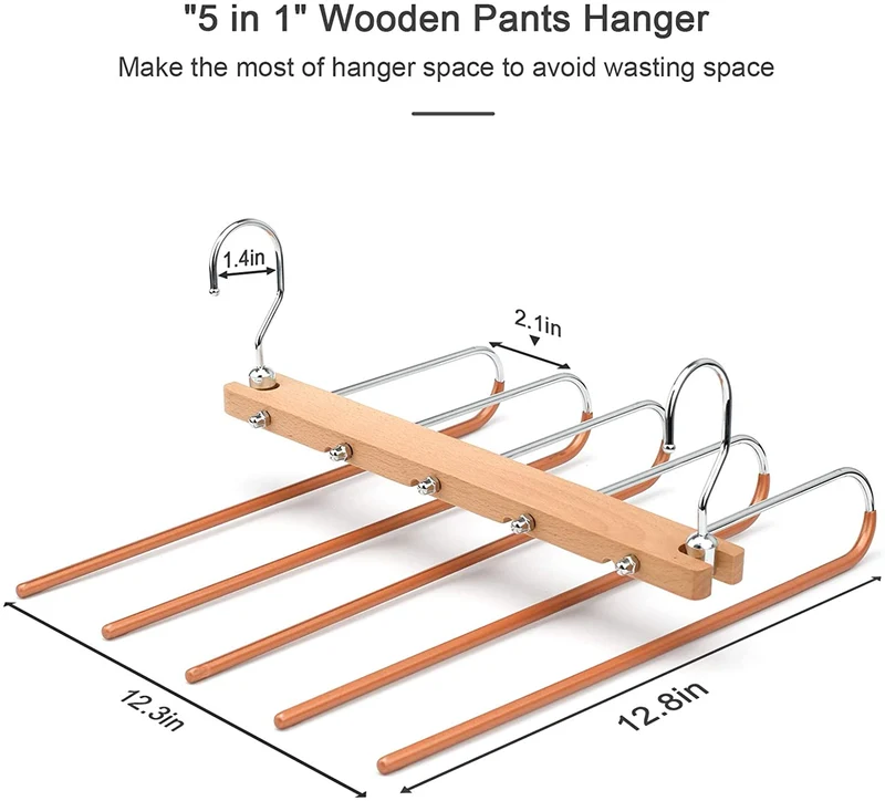 Cintres magiques pour pantalons peu encombrants dans votre placard