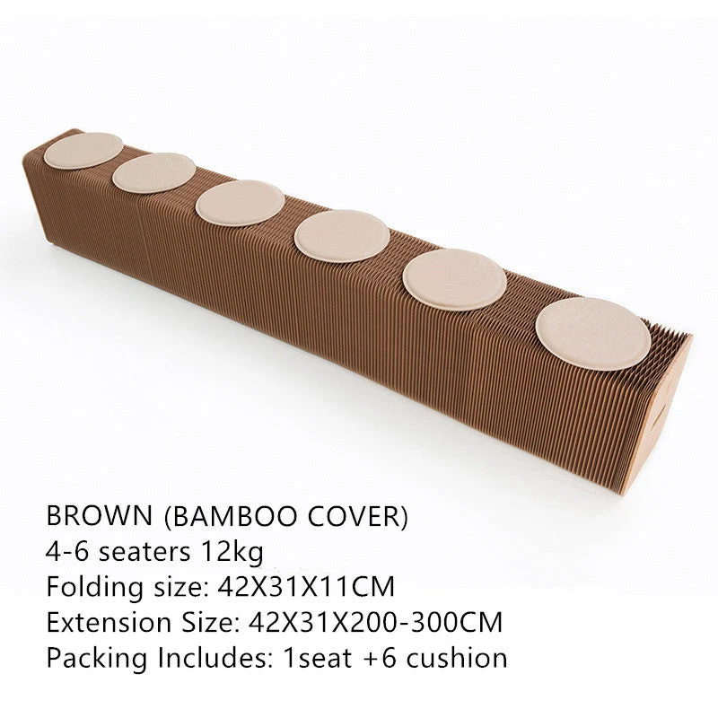 Chaise pliante de sofa de tabouret de papier d'accordéon de conception moderne