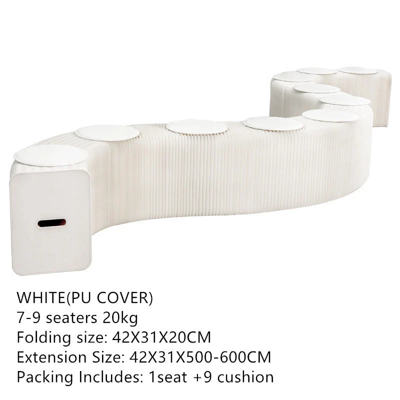Chaise pliante de sofa de tabouret de papier d'accordéon de conception moderne