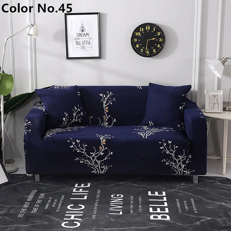 Housse de canapé élastique extensible (couleurs et motifs populaires)