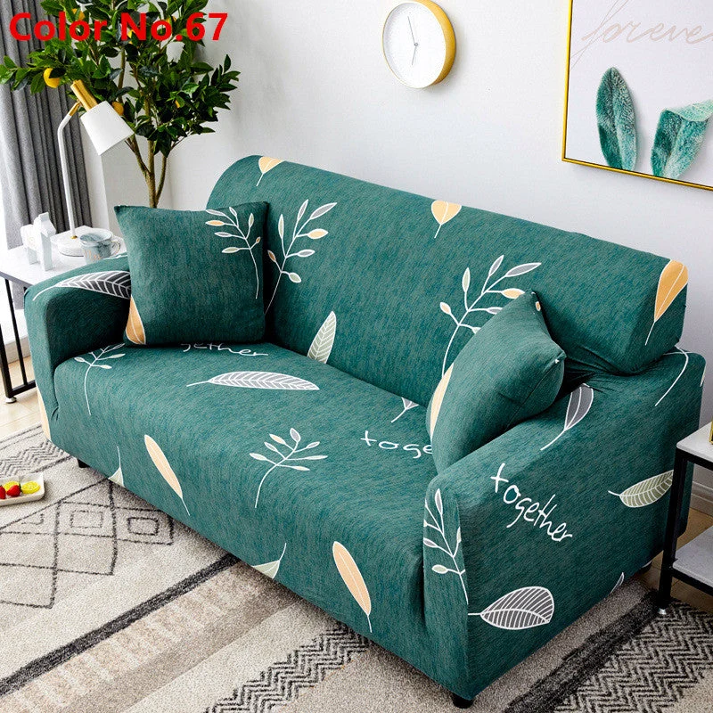 Housse de canapé élastique extensible (couleurs et motifs populaires)