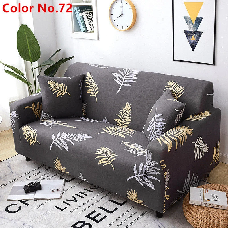 Housse de canapé élastique extensible (couleurs et motifs populaires)