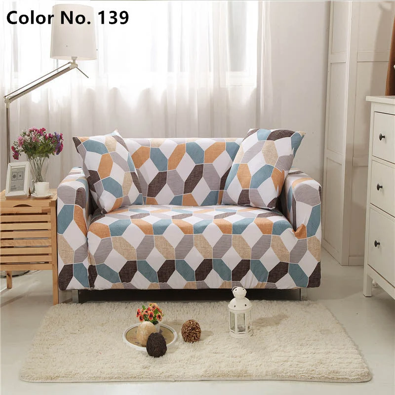 Housse de canapé élastique extensible (couleurs et motifs populaires)