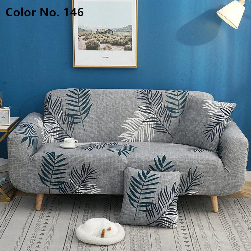 Housse de canapé élastique extensible (couleurs et motifs populaires)