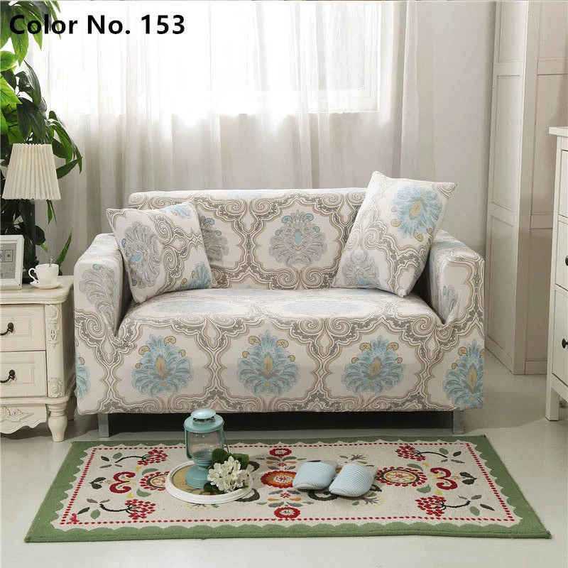 Housse de canapé élastique extensible (couleurs et motifs populaires)