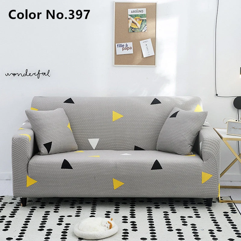 Housse de canapé élastique extensible (couleurs et motifs populaires)