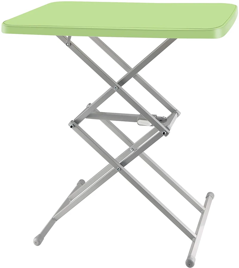 Table pliable à hauteur d'assemblage zéro pour l'utilisation intérieure et extérieure de bureau de jardin à la maison