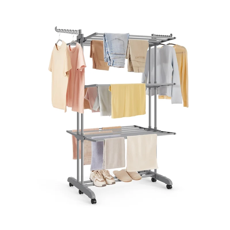 Étendoir à linge à 4 niveaux