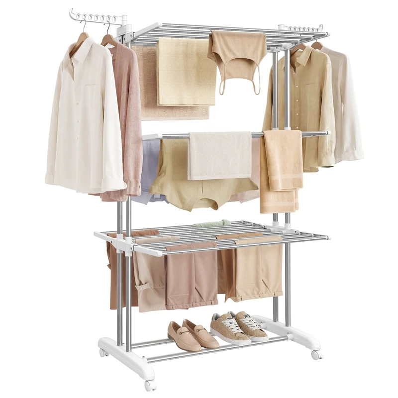 Étendoir à linge à 4 niveaux