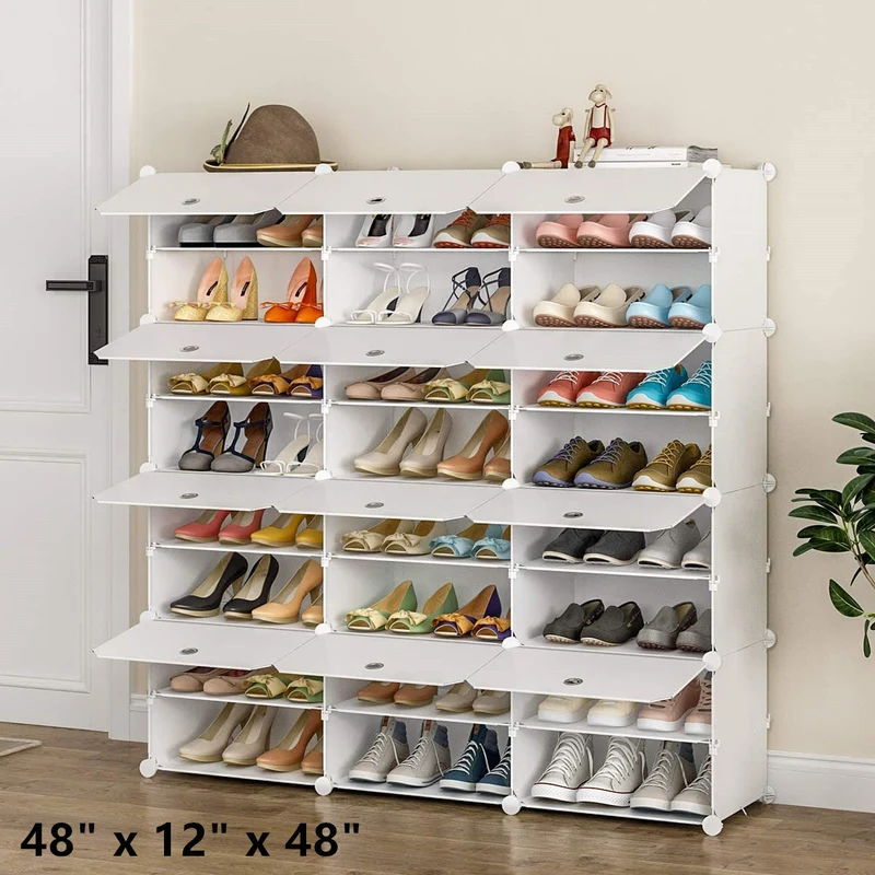 Organisateur de chaussures portable extensible pour talons, bottes, pantoufles - 3 tailles disponibles