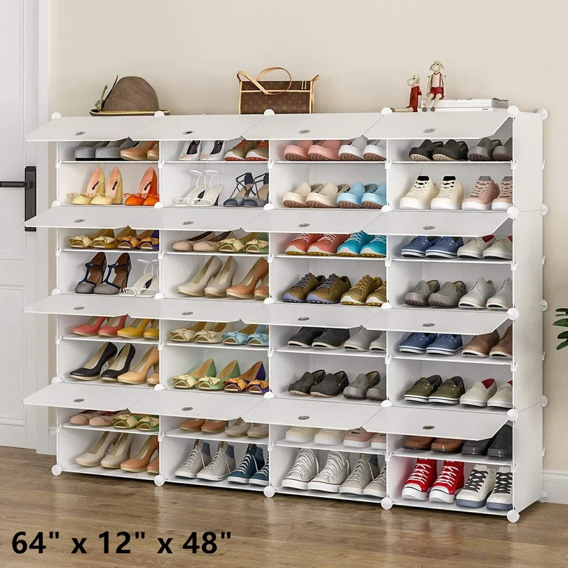 Organisateur de chaussures portable extensible pour talons, bottes, pantoufles - 3 tailles disponibles