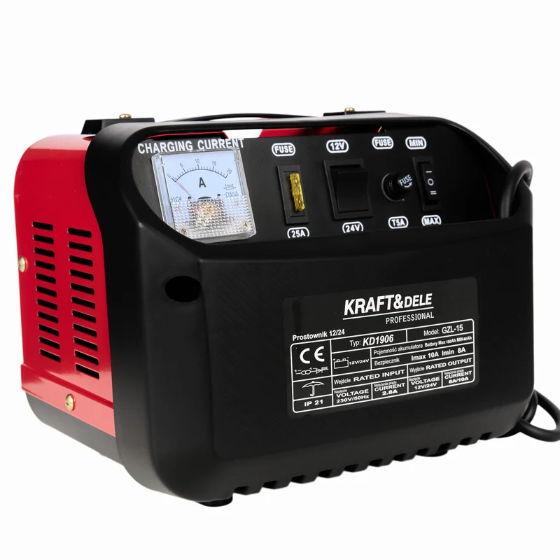 Chargeur batterie de voiture 12/24V 15A 150Ah