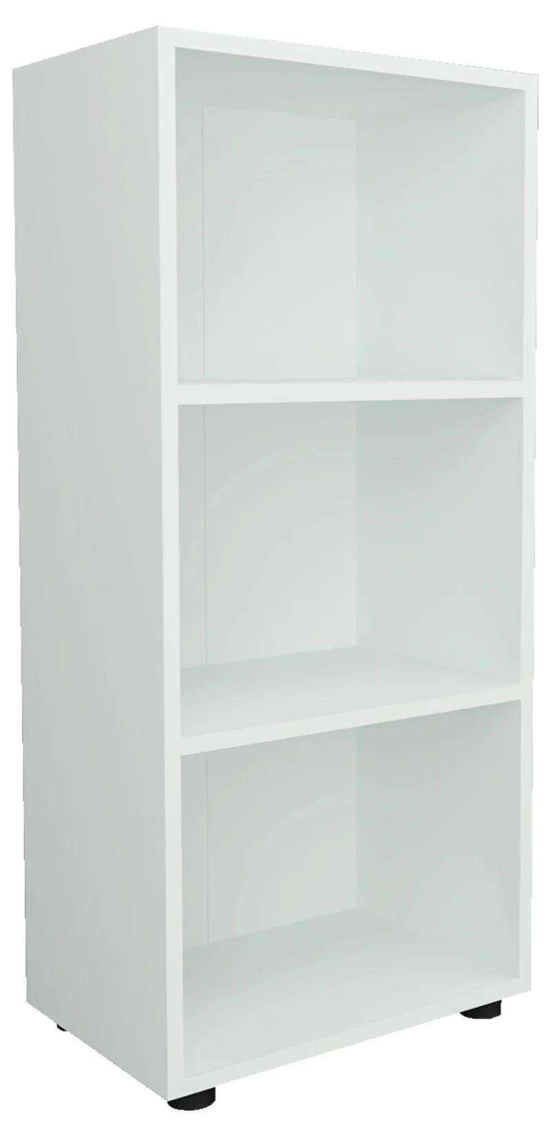 Étagère de bureau en bois, classeur, livres