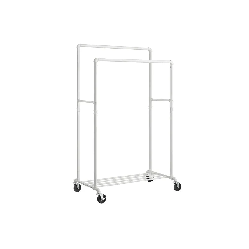 Portant à vêtements blanc