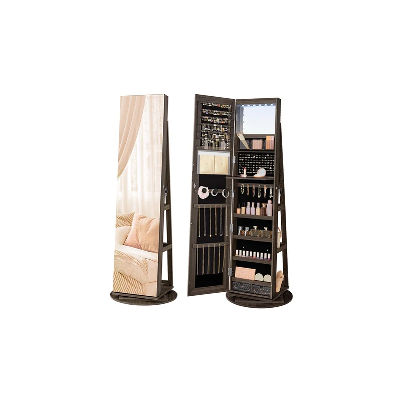 Armoire à bijoux sur pieds