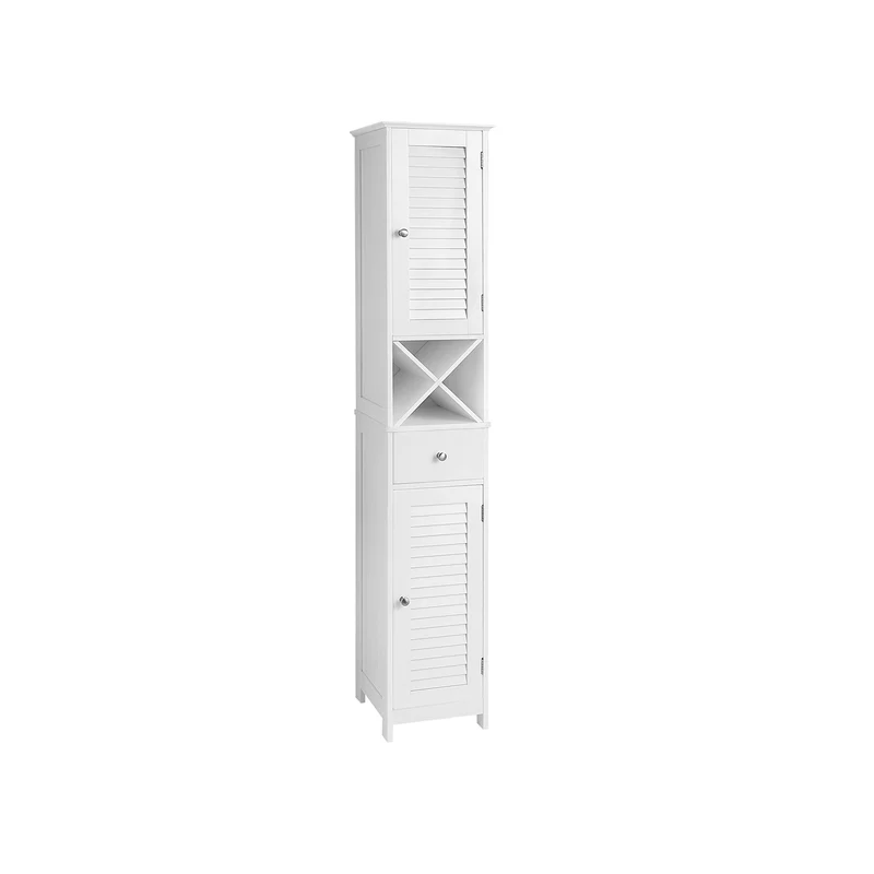Meuble salle de bain haut blanc