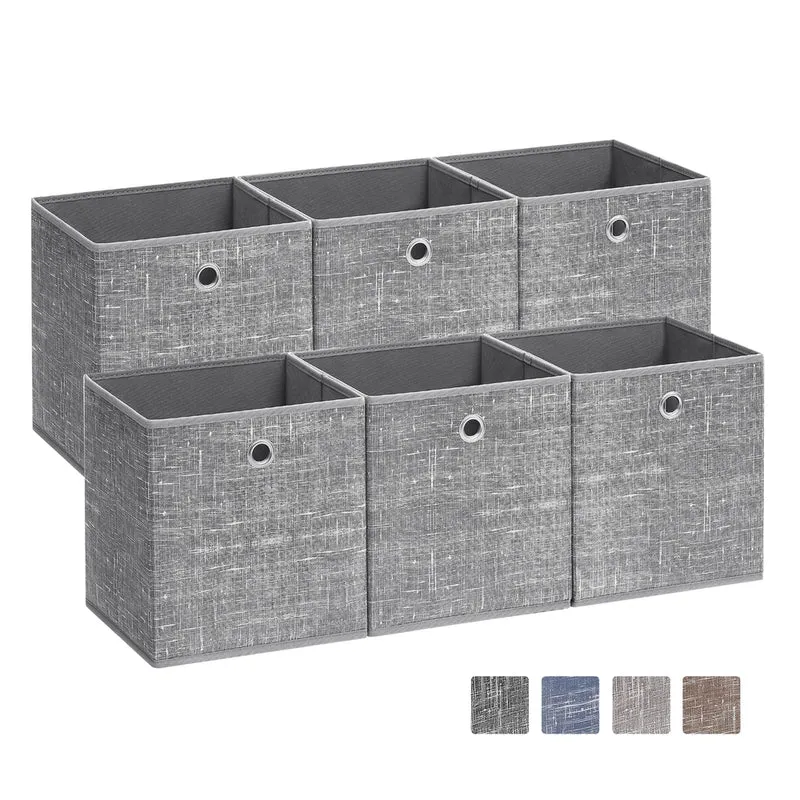 Boîte de rangement en tissu non-tissé pliable