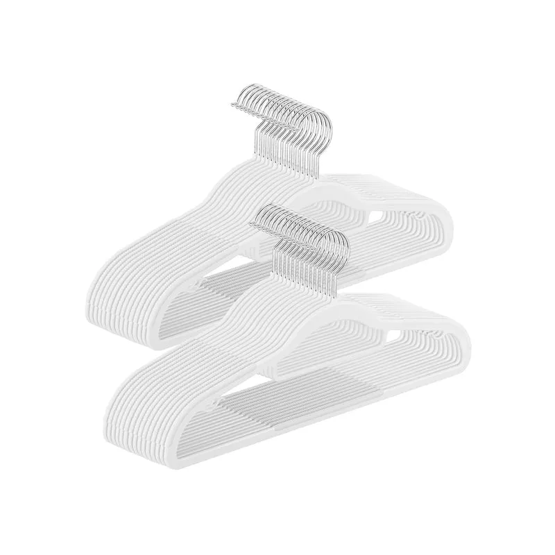 Cintres en plastique antiglisse