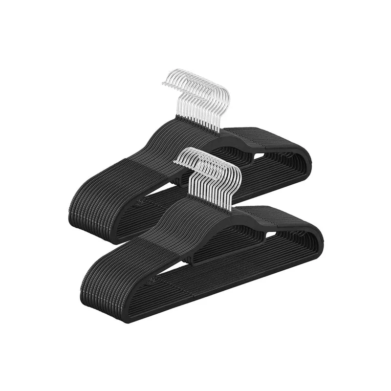 Cintres en plastique antiglisse
