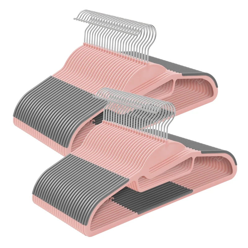 Cintres en plastique antiglisse