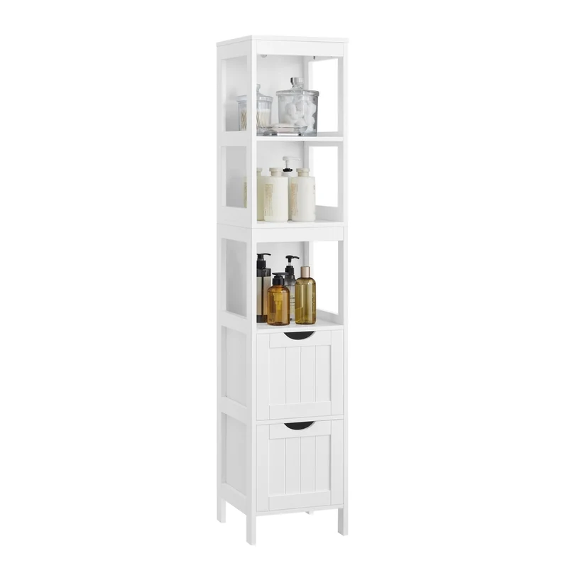Tour de rangement salle de bain