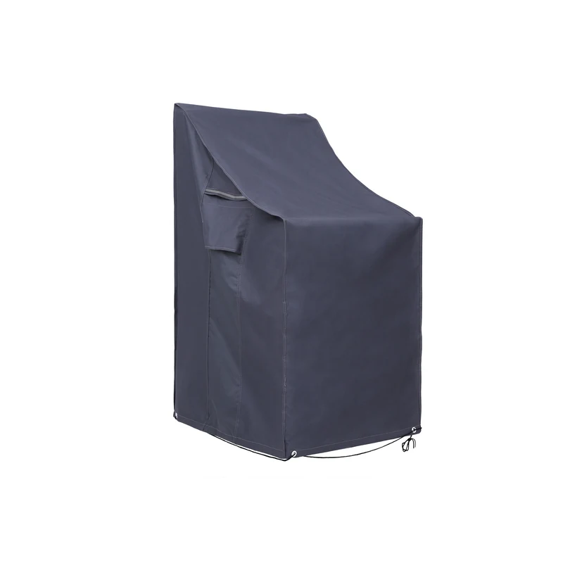 Housse chaise gris