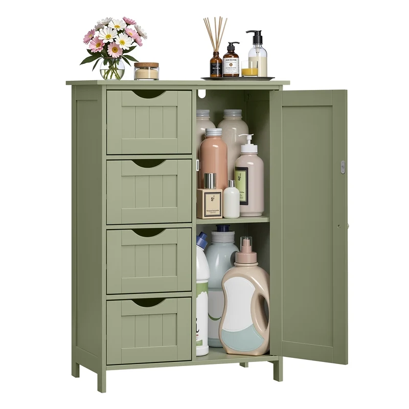 Meuble de Salle de Bain sur Pied,