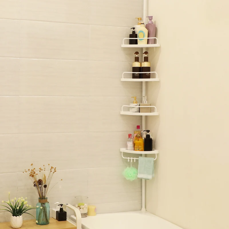 Étagère d'angle salle de bain