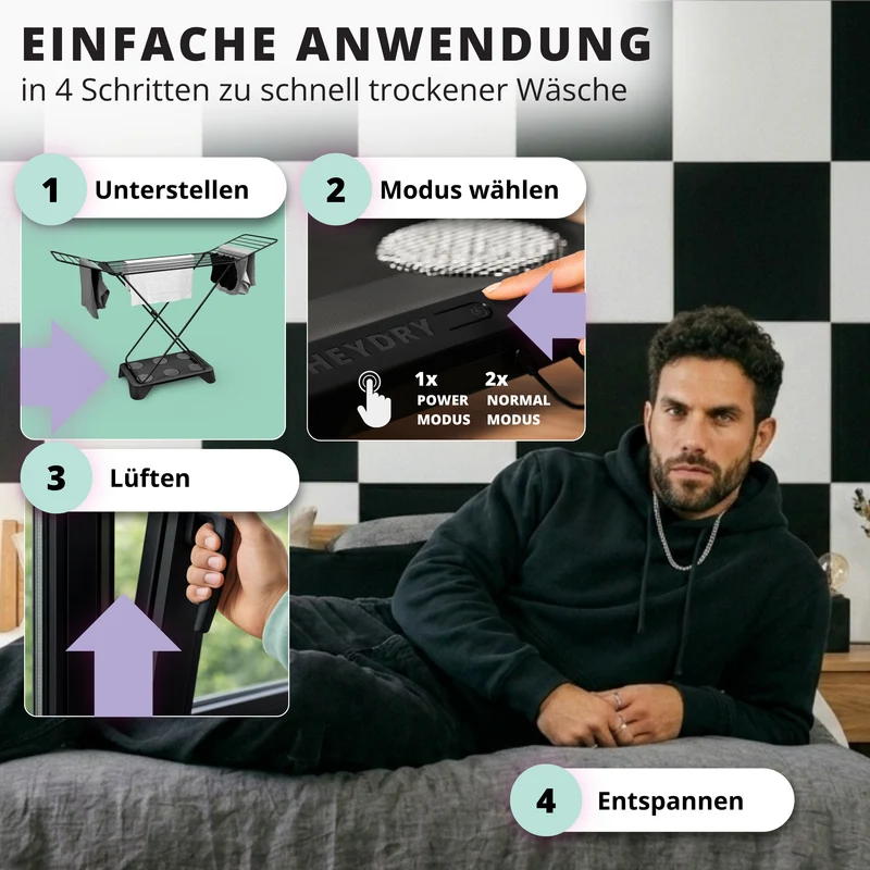 HEYDRY Wäschetrockner
