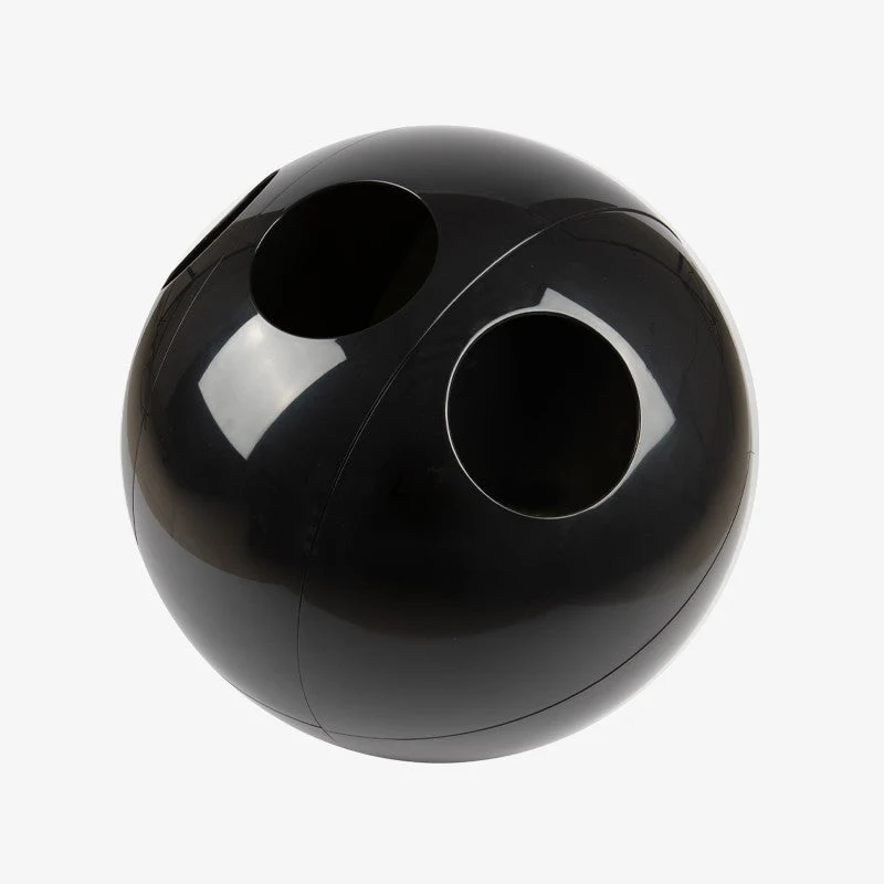 Sfera ABS Nero Natural - Pattumiera di design per la raccolta differenziata