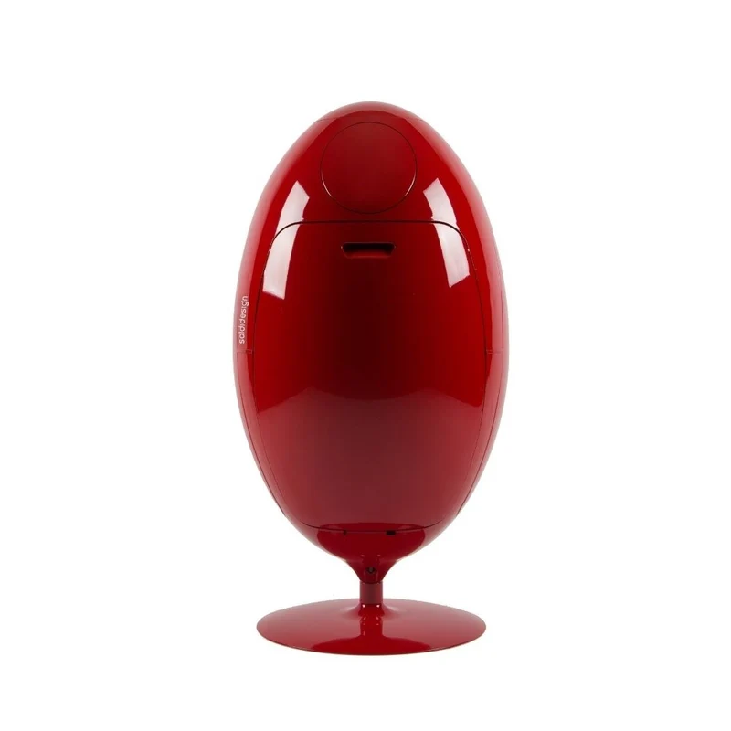 Ovetto Galà Rosso Lucido - Pattumiera di design per la raccolta differenziata
