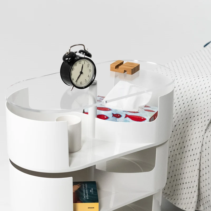 Set Infinity Table + Lovino Bianco - Tavolino e organizer di design