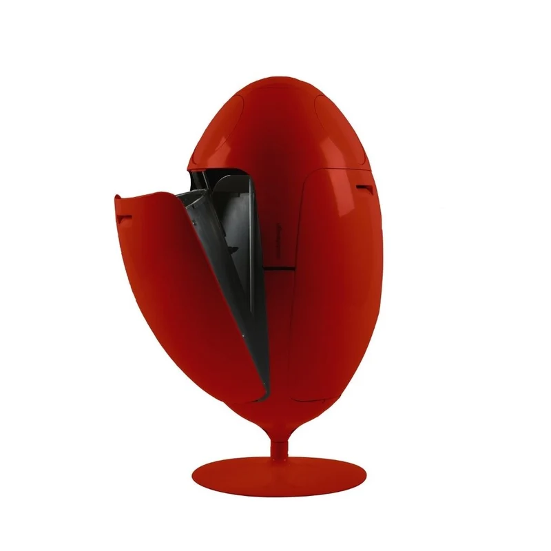 Ovetto ABS Rosso - Pattumiera di design per la raccolta differenziata