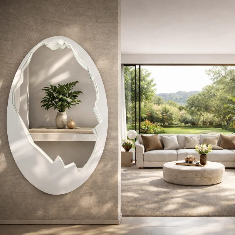 O-voilà Bianco - Specchio di design